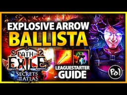 Explosive Arrow Ballista Elementalist ft. Golems - My Leaguestarter for 3.26 | Path of Exile 1