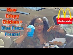 TRYING MCDONALDSNEW McCRISPY FRIED CHICKEN STRIPS. SURPRISING REACTION!