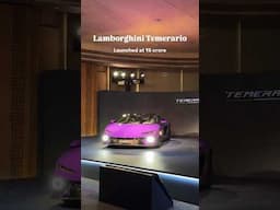 Lamborghini Temerario launched in India at ₹6 crore (ex-showroom)! Turbo-hybrid V8, 3 motors, 907bhp