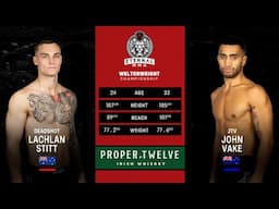 Eternal MMA 86 : Lachlan Stitt VS John Vake | FULL FIGHT