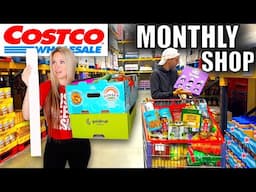 Can we BUY our MONTHLY FOOD SHOP from COSTCO for £200? 😃 *budget grocery shopping challenge 🛒
