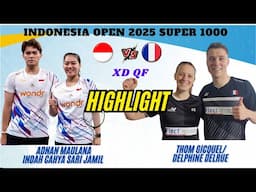 [QF] Adnan MAULANA/JAMIL (INA) vs Thom GICQUEL_Delphine DELRUE (FRA) | Indonesia Open 2025
