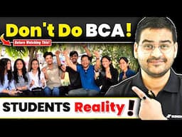 😱After 12th BCA Course? ✅Right or Wrong❌JECRC BCA Student Interview🎓#bca #bcastudents #bcacourse