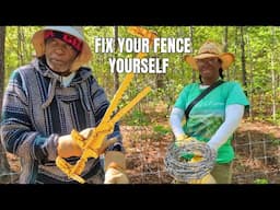 How To Fix A Barbed Wire Fence Yourself | DIY