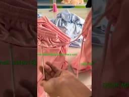 Pl Boutique Trousers Waist Rope Threading Needle DY 052 1