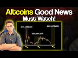 Good News For ALTCOINS Holders | Must Watch This If You Are Holding Altcoins | Crypto Market Updates