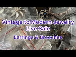 Vintage Jewelry Sunday Brooches & Earrings #jewelry #vintage #estate