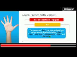 Learn French in 5 Days I The logical connectors I Puis