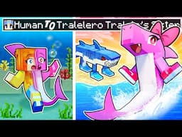 From HUMAN to TRALALERO TRALALA's SISTER in MINECRAFT?!