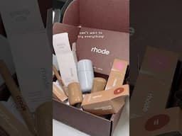 rhode unboxing 🫧🤍 #asmr #rhode #unboxing