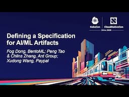 Defining a Specification for AI/ML Artifacts - Fog Dong, Peng Tao, Chlins Zhang & Xudong Wang