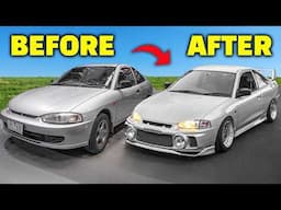 I Turned a $1500 Mitsubishi into a EVO COUPE!