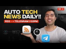 I Finally Automated My Tech News Bot 🤖 No More Reading 100s of Articles Every Night!