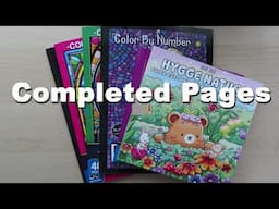 Completed Colouring Pages - February 2025