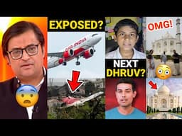 Air India Plane Cr*sh EXPOSED?😨 Pilot’s Last Message, Asumit - Next Dhruv Rathee?, Arnab Goswami