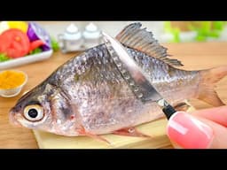 Best Of Easy Recipes 🐠 Miniature Thai style Fried Fish with Sweet and Sour Sauce  Mini Yummy