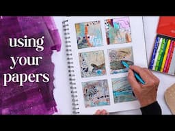 How To Use Transparent Papers In Collage