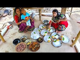 নববর্ষ স্পেশাল গন্ধরাজ পান্তা আলু সেদ্ধ ভাজা কৈ বাটা ও ডালের বড়া খাওয়া | Bengali new year recipe