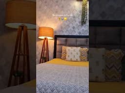 Minimal & Simple Bedroom styling 🌻❤️ #decor#decoration #makeover#styling #minimaldecor #yt #ytshorts