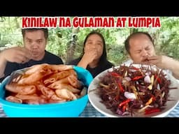 KINILAW NA GULAMAN AT LUMPIA #lutongbahayrecipe
