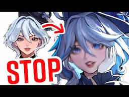 GENSHIN FANS FIXED MY ART (my response)