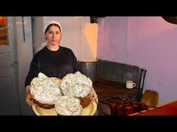 Far from Civilization: LONELY Woman in the Mountains Celebrates EASTER
