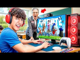 I Skipped High School To Play Fortnite Season 3! (I Got Caught)