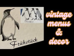 Vintage Cruise Ship Menus - a shallow dive... New Menus and using them for display