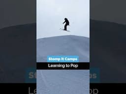 Stomp It Camps – Learning to Pop ⛷️ | #shorts