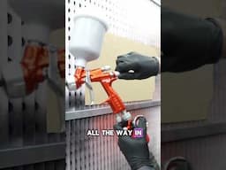 5 awesome tips and tricks for getting a better finish with a spray gun. #spraypaint #spraygun