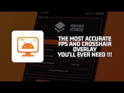 PerfStats: Free Real-Time FPS Monitor & Customizable Crosshair Overlay for Android !!!