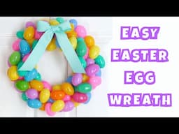 EASY Easter Egg Wreath (So Fast & Fun!)