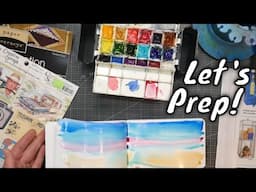 How I Prep a Sketchbook to Make it Less Scary!