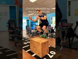 CENTATHON INDEX No. 9 Box Jump - 40yrs old 20x60cm #fitness #strength #power #motivation