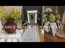 EARLY SUMMER DECORATE WITH ME | SUMMER ENTRYWAY STYLING IDEAS