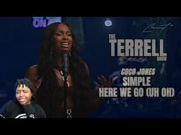Coco Jones - Simple/Here We Go (Uh Oh) LIVE on The Terrell Show REACTION