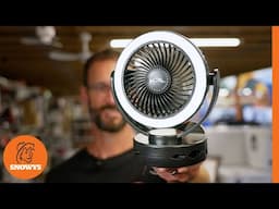 KickAss Portable 5V Clip Fan with White LED Light