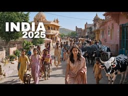🇮🇳 DAILY LIFE IN INDIA, 🕌 JAIPUR OLD CITY, ✨ HIDDEN ALLEYS, COLORFUL STREETS & LOCAL VIBES, 4K HDR