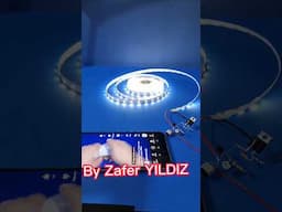 Simple Sound Reactive LED Strip  #electronic #zaferyildiz #short  #experiment #diy