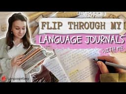 What's Inside My Language Journals? 🖋️ Cozy Flip-Through