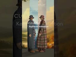 🌟 New Keyframe Animation in CLO 2025.0
