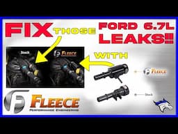 Never Leak Again: 6.7 Powerstroke Injector Return Upgrade #ford #diesel  #powerstroke