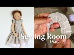 Doll Sewing Room Stories, Dressing Poet with Flutter Ruffles, ASMR
