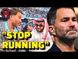 Eddie Hearn FINALLY REACTS to Turki "NO RUNNING" Rule in Boxing
