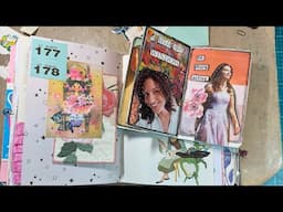 Working in 2 Collage Books.