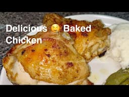 How To Make Oven Baked Chicken Thighs