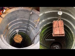 Roundwell construction/ ആഴം കൂടിയ കിണർ മണ്ണ് മാന്തി പടവ് ചെയ്തപ്പോൾ !!