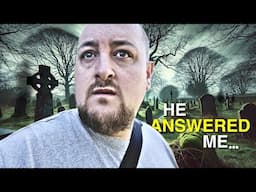 Strange Encounter at Haunted Church Graveyard!
