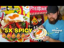 Spicy Level 5 at Mark Wiens Bangkok Restaurant