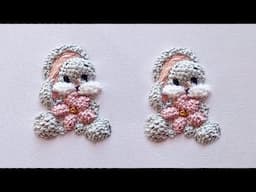 Beginners Can Master 3D Bunny Embroidery With Easy Steps